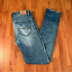 VÉLEZ Denim Semi Fitted Ripped Jeans